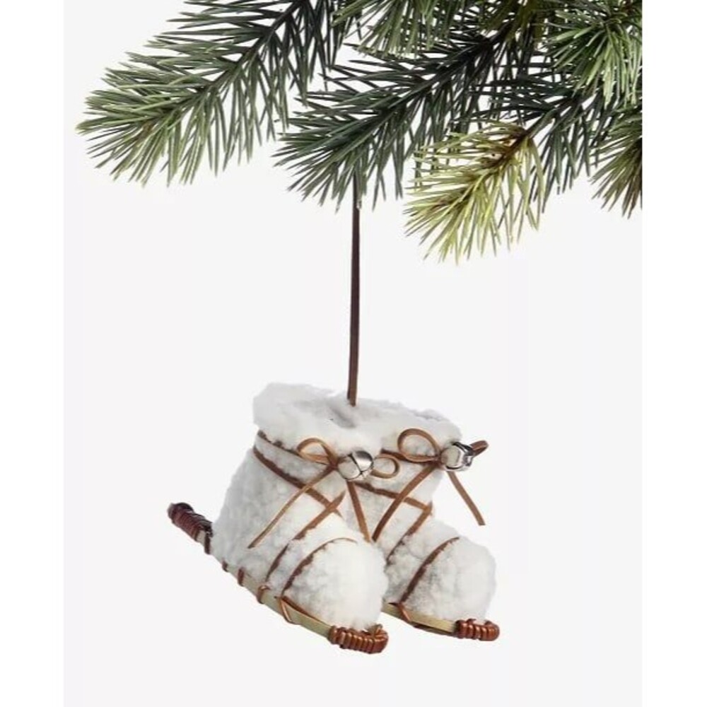 Macy’s Holiday Lane Nordic Wonderland Snowshoes Ornament Christmas tree ornament